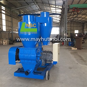 Pneumatic conveyor for paddy husk intalled in food company located in Hochiminh city, Vietnam