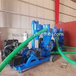 Pneumatic conveyor for cashew husk in Vietnam
