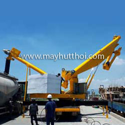 Ship unloader ( Screw conveyor) for cement in Vietnam