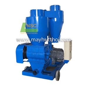 Pneumatic conveyor for cashew husk from storage to truck