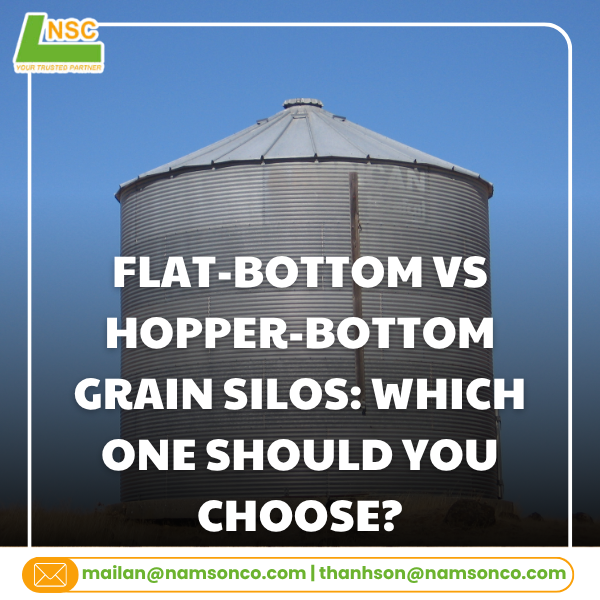 Flat-bottom vs hopper-bottom grain silos: Which one should you choose?