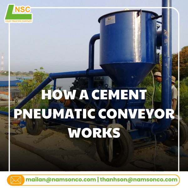 How a cement pneumatic conveyor works