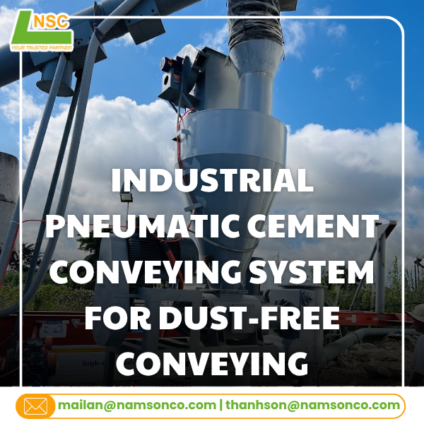 Industrial Pneumatic Cement Conveying System for Dust-Free Conveying