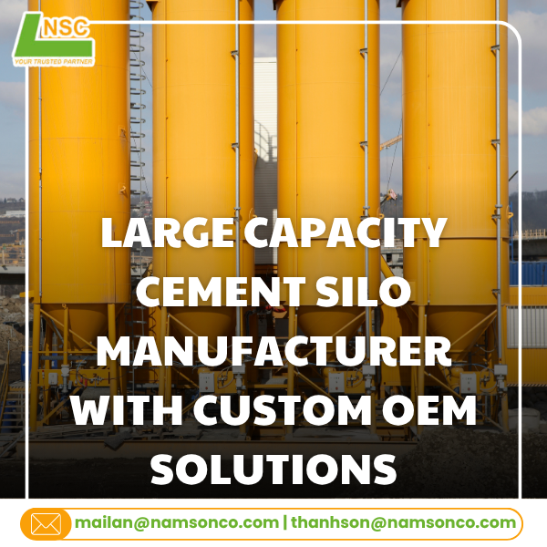 Large Capacity Cement Silo Manufacturer with Custom OEM Solutions